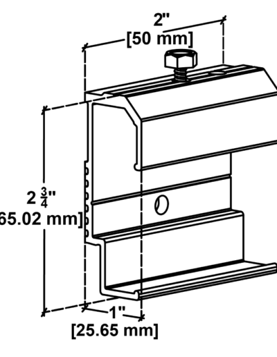 X-CL25-L-FZP Clip