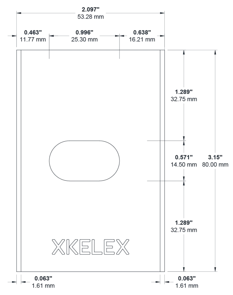 X-TB-BK50 Thermal Break Pad X-TB-BK50 Thermal Break Pad