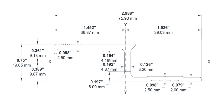 X-Z19 – Z Profile X-Z19 – Z Profile